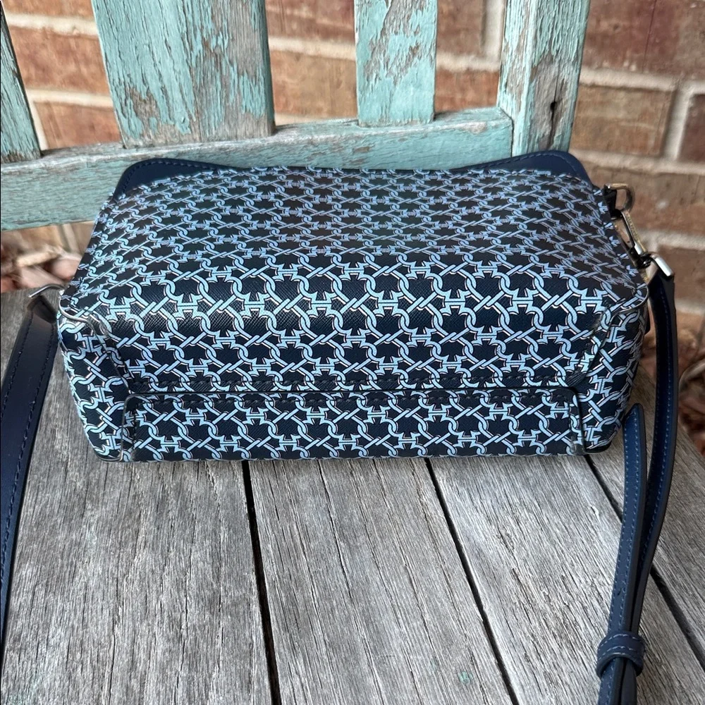 Kate Spade NY Link Camera Bag Blue Multi Saffiano PVC w/Matching Card Holder - Picture 16 of 16